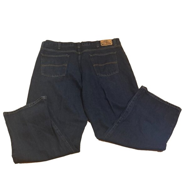 LL Bean Jeans Mens 40x29 Blue Denim Natural Fit - Picture 3 of 4
